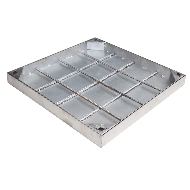 Manhole cover manufacturer customized stainless steel invisible manhole cover sewer manhole cover community