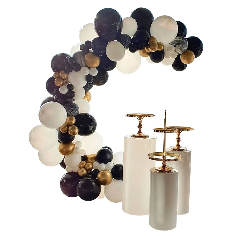 Лидер продаж, разнообразный дизайн воздушных шаров в форме арки, розовый, синий, серый, черный латексный воздушный шар, цепочка, набор украшений для свадьбы, дня рождения