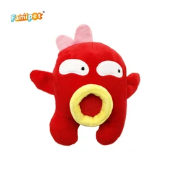 Прочная игрушка для домашних животных, новейший дизайн, большой рот, мультяшная игрушка с внутренними визжками