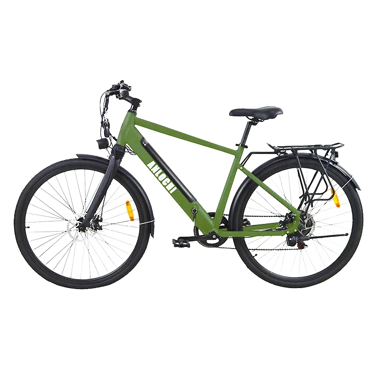 ANLOCHI Factory price  new design 700C  Shimano 6 speed hub motor bicycle city bike ladies Electric City Bike for adult