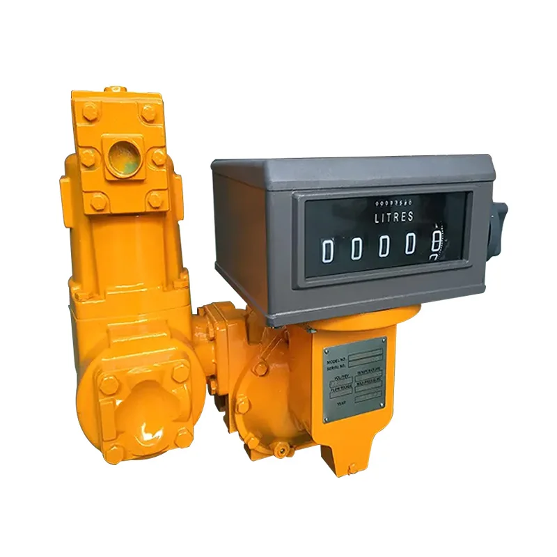 ZHXF M-50-KPX-1 2' 50MM Fuel Flow Meter With Mechanical Counter Electromagnetic Flow Meter For Filling