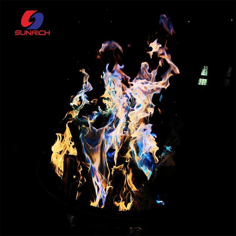 Magical Sunrich Flames Create Colorful Vibrant Mystical Fire for Fire Pit Camfire Bonfire Fireplace