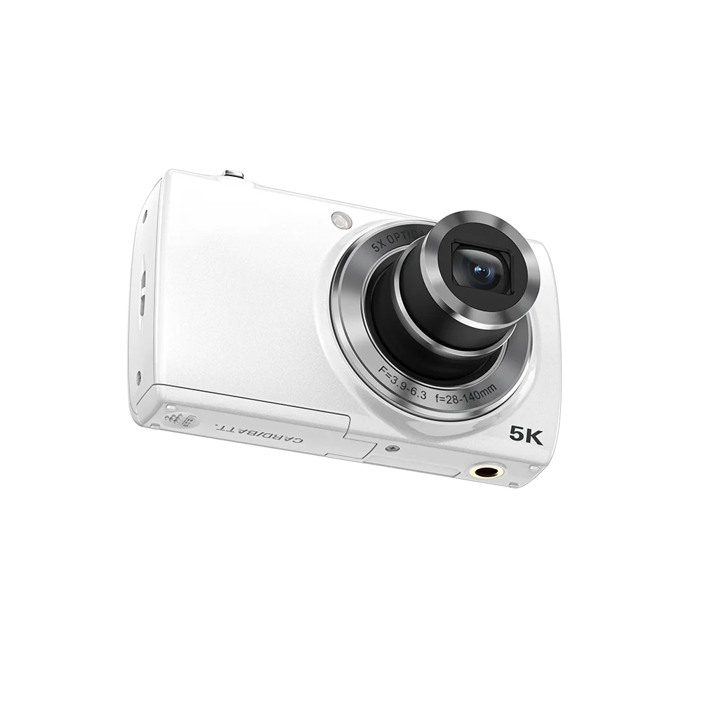 5K Dual Camera New Compact Portable 5X Optical Digital Camera Camcorder Optical Zoom Video Camera with Touchscreen