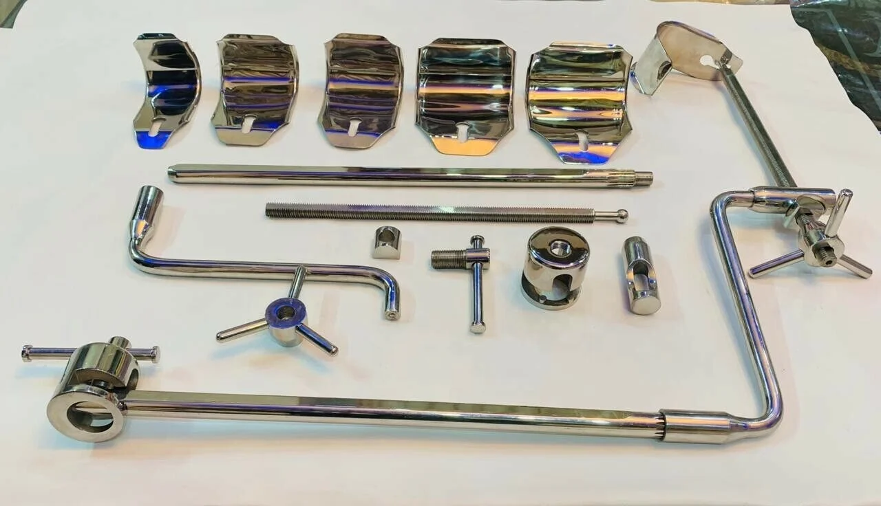 
Omni Tract Surgical Table Mounted Abdominal Retractor with blades, clamps Set 