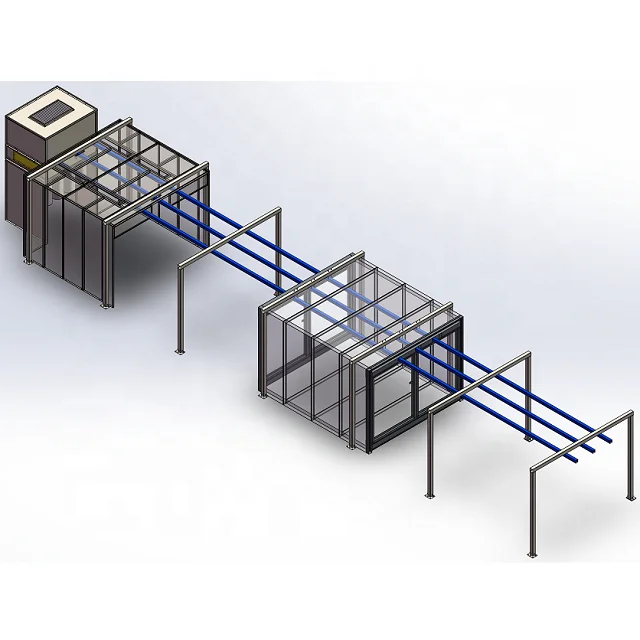 Space-saving electrostatic manual powder coating systems