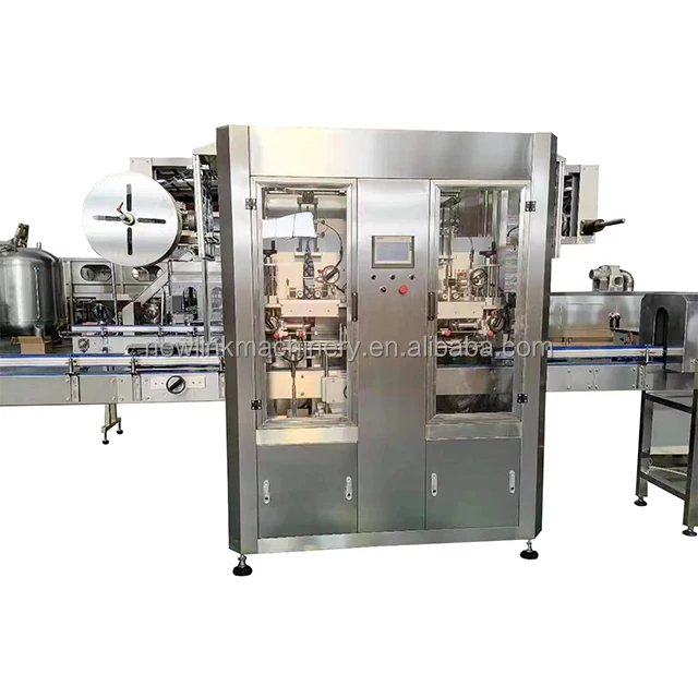et/PP/HDPE Round Bottle Square Bottle Glass Bottle Aluminum Can PVC Pet OPS Sleeve Shrink Labeling Machine with Heat Tunnel