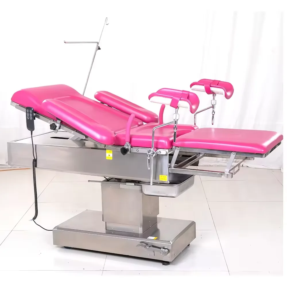 Best Selling Examination Bed 304 Stainless Steel Manual Medical Obstetric Tables Gynecological Tables