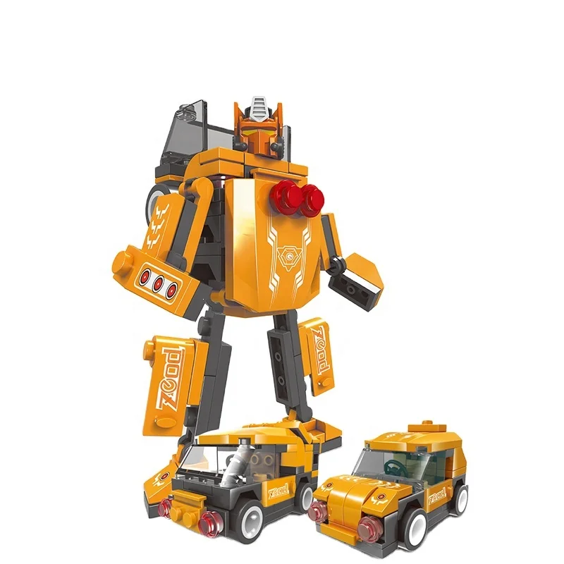 factory direct sales 3 in 1 robot car DIY building blocks shenzhen toy with cheap price for boy and girl indoor fun