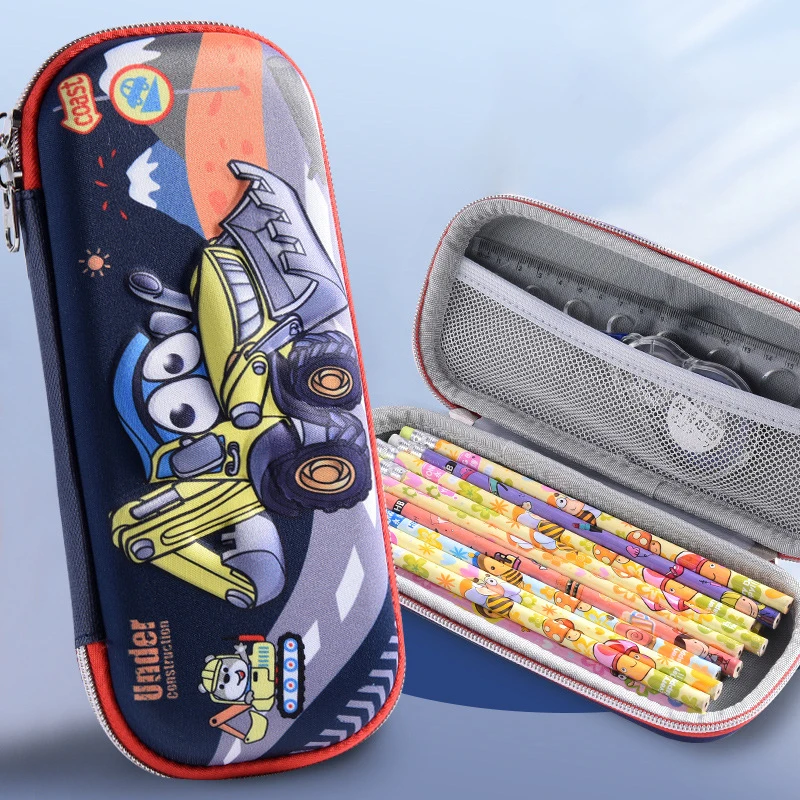 New Cartoon Pencil Bags 3d Three-dimensional Stationery Box Primary School Students Large Capacity Pencil Case Stationery Bag
