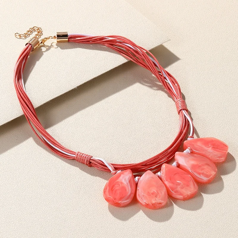 hot selling  clear beads necklace