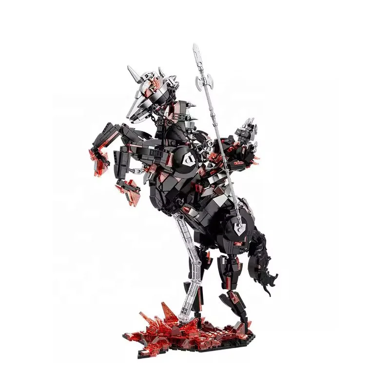 Высококачественная собранная 3D модель MOC Lord Mini Brick Magic Of The Ringwraith Nazgul строительные блоки Фигурки игрушки для ребенка подарок