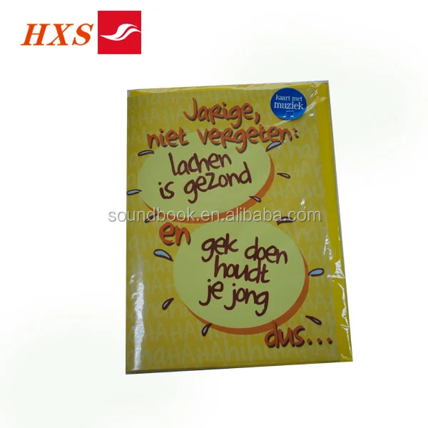 Hot Selling 3D Pop Up Birthday Greeting Cards Sound Module Recordable Sound Module For Greeting Cards With LED Flash Lights