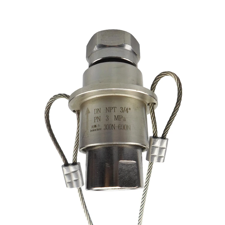 Высококачественный и по низкой цене аварийный отсоединительный клапан плюс разделительный клапан для газовой машины