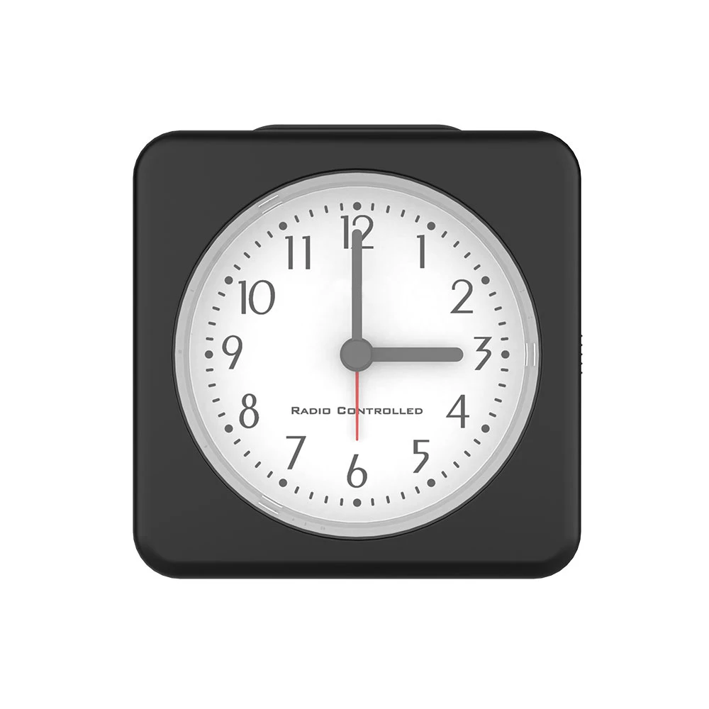 ANALOGUE RETRO ALARM CLOCK RADIO WITH BACKLIGHT PORTABLE