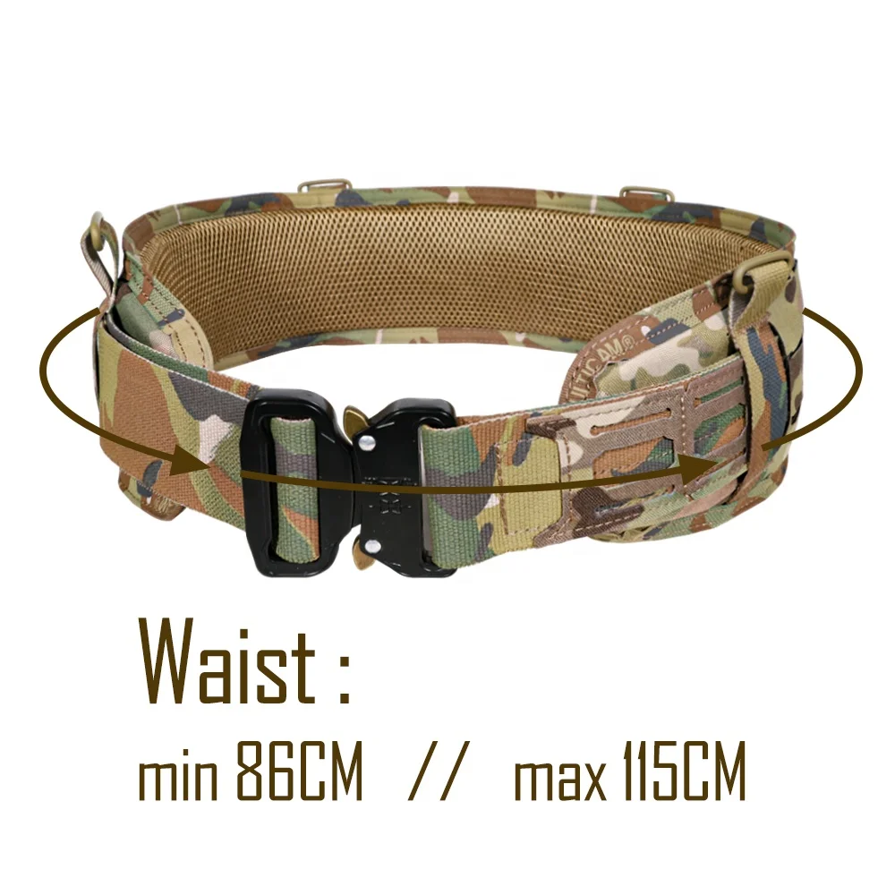 SPARK TAC outdoor modular molle light weight waist belt combat tactical belts