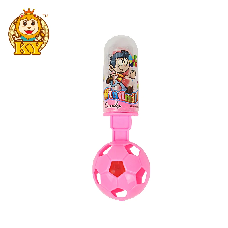 Candies supplier wholesale custom plastic football shape nipple hard candy lollipop