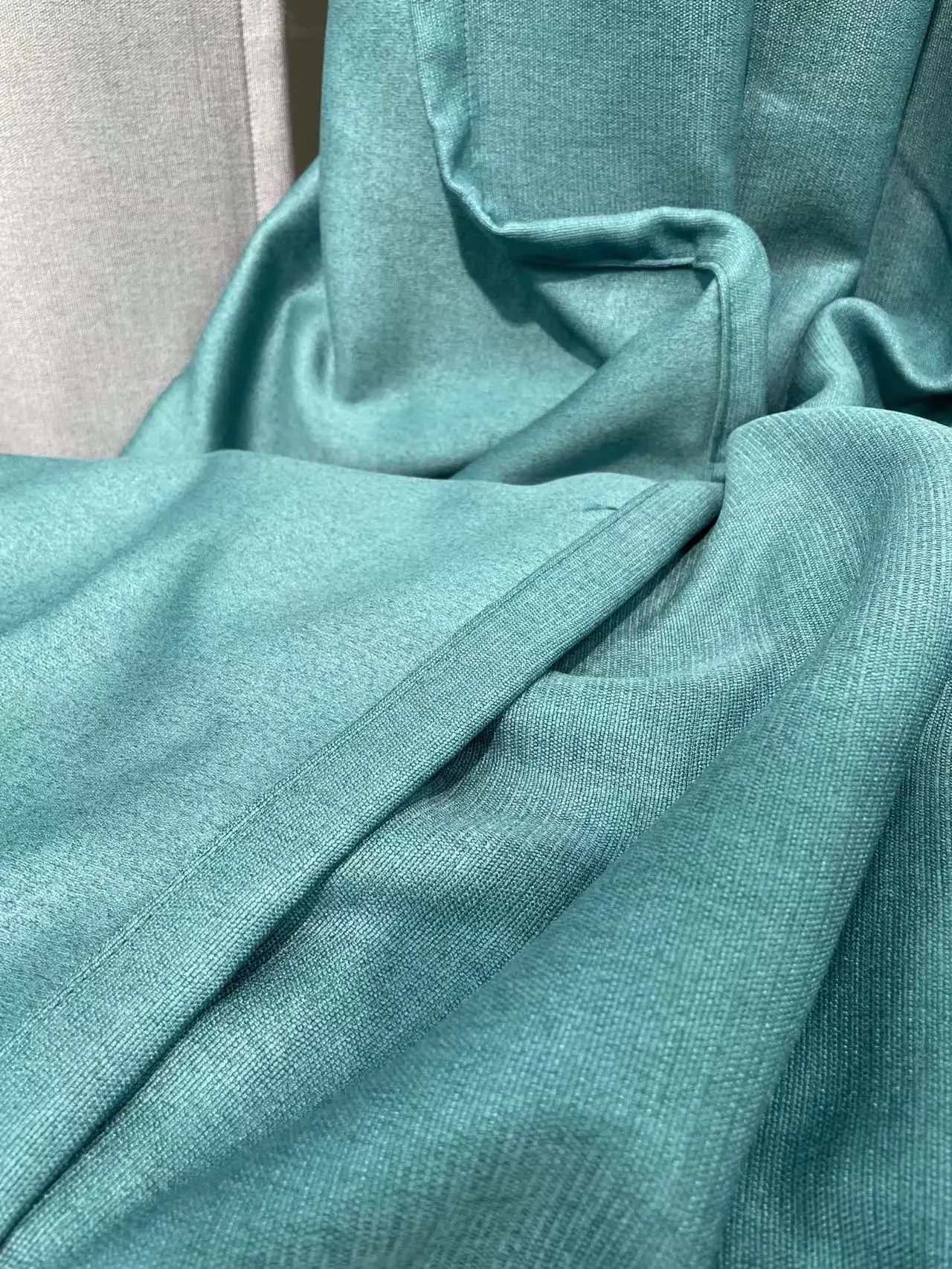 Two Side Same Looking Excellent Blackout 99% Triple Weaving Artwork Black Yarn Curtain Fabric