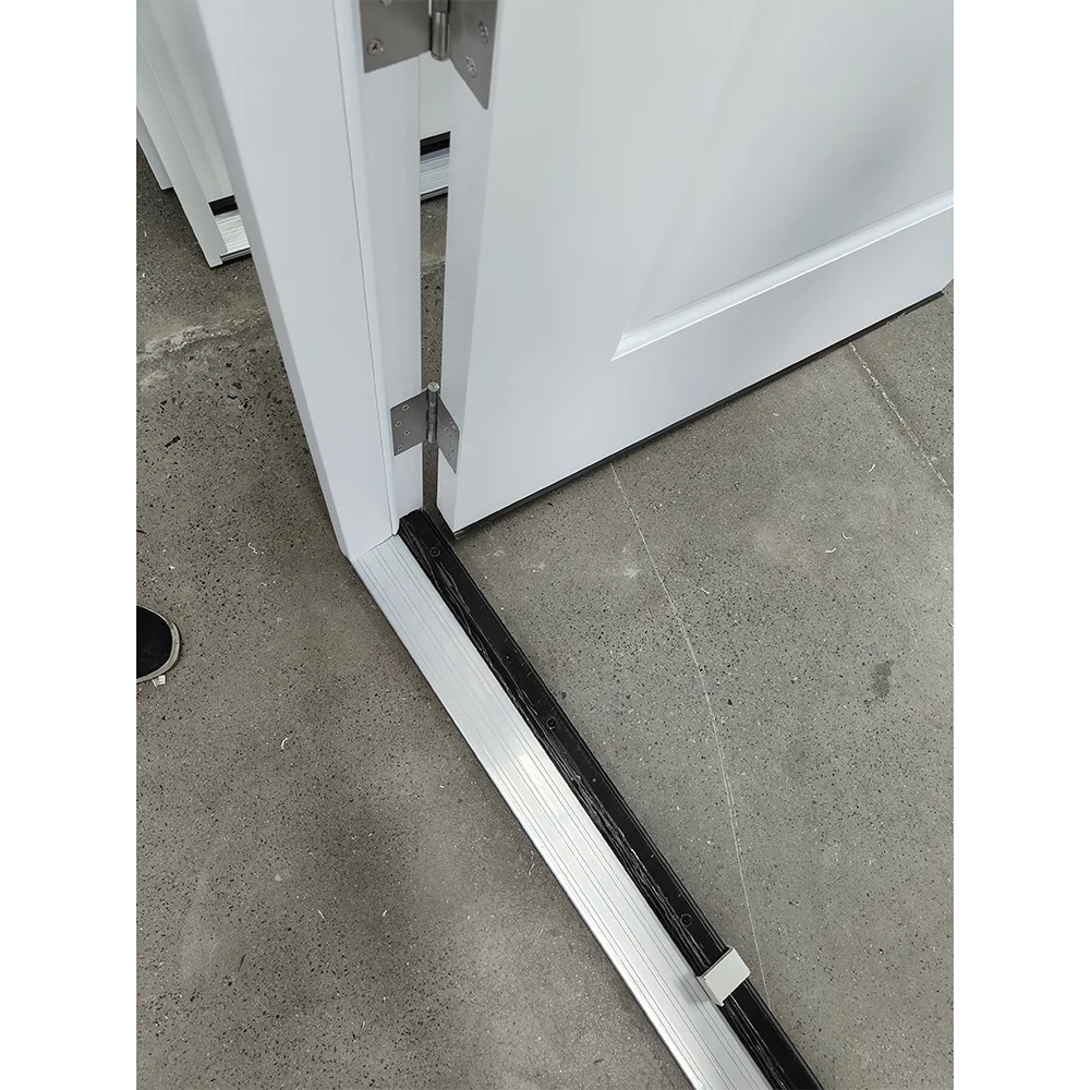 American Hot Selling Modern Design 4 Lite Top 2 Panel Smooth Finished Dutch Door Exterior Doors for Houses