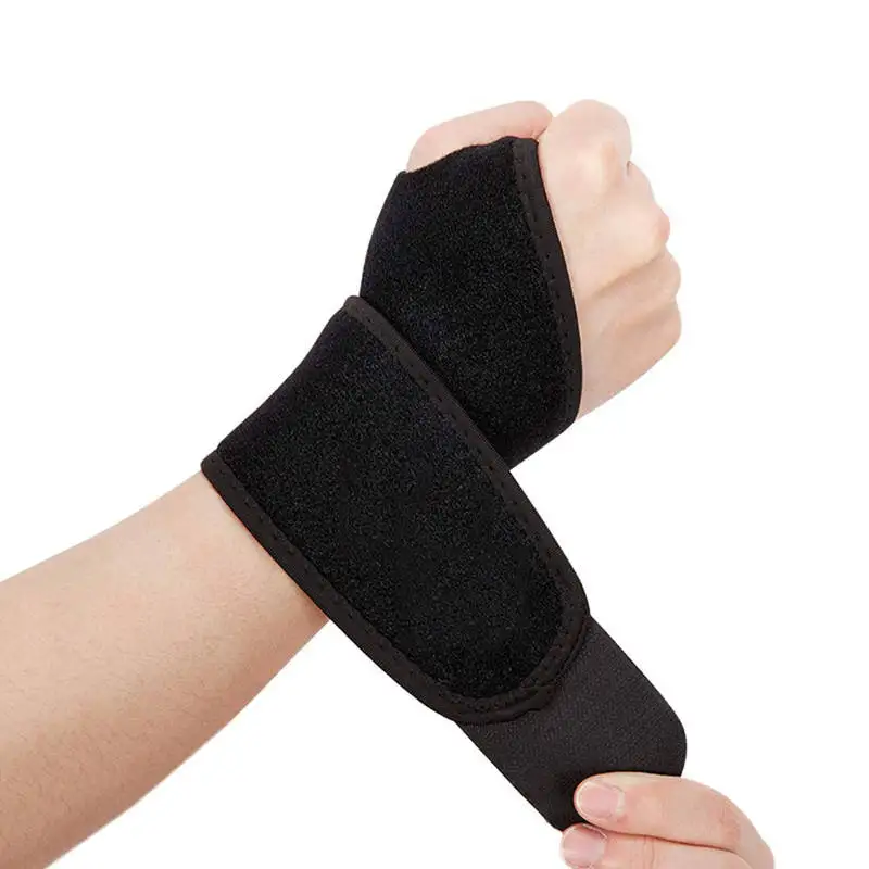 Custom Adjustable Elastic Breathable Compression Pain Relief Wrist Support Wraps Brace Bandage Gym Fitness Thumb Hole