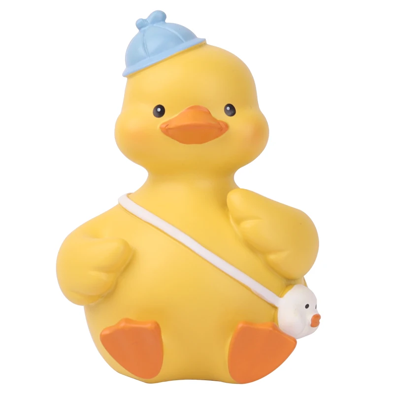 
New hot-selling study office desktop kawaii decoration cute cartoon little yellow duck resin crafts 