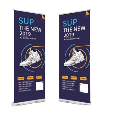 Portable roll up banner Customize Logo Advertising Promotion  display pull up banner stands display