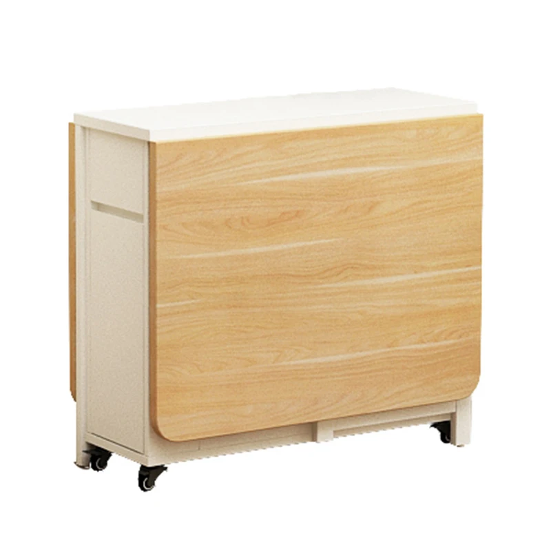 Customized Folding Dinning Table and Chair Set Wood Space Saving Foldable Kitchen Dining Table a Manger Complet