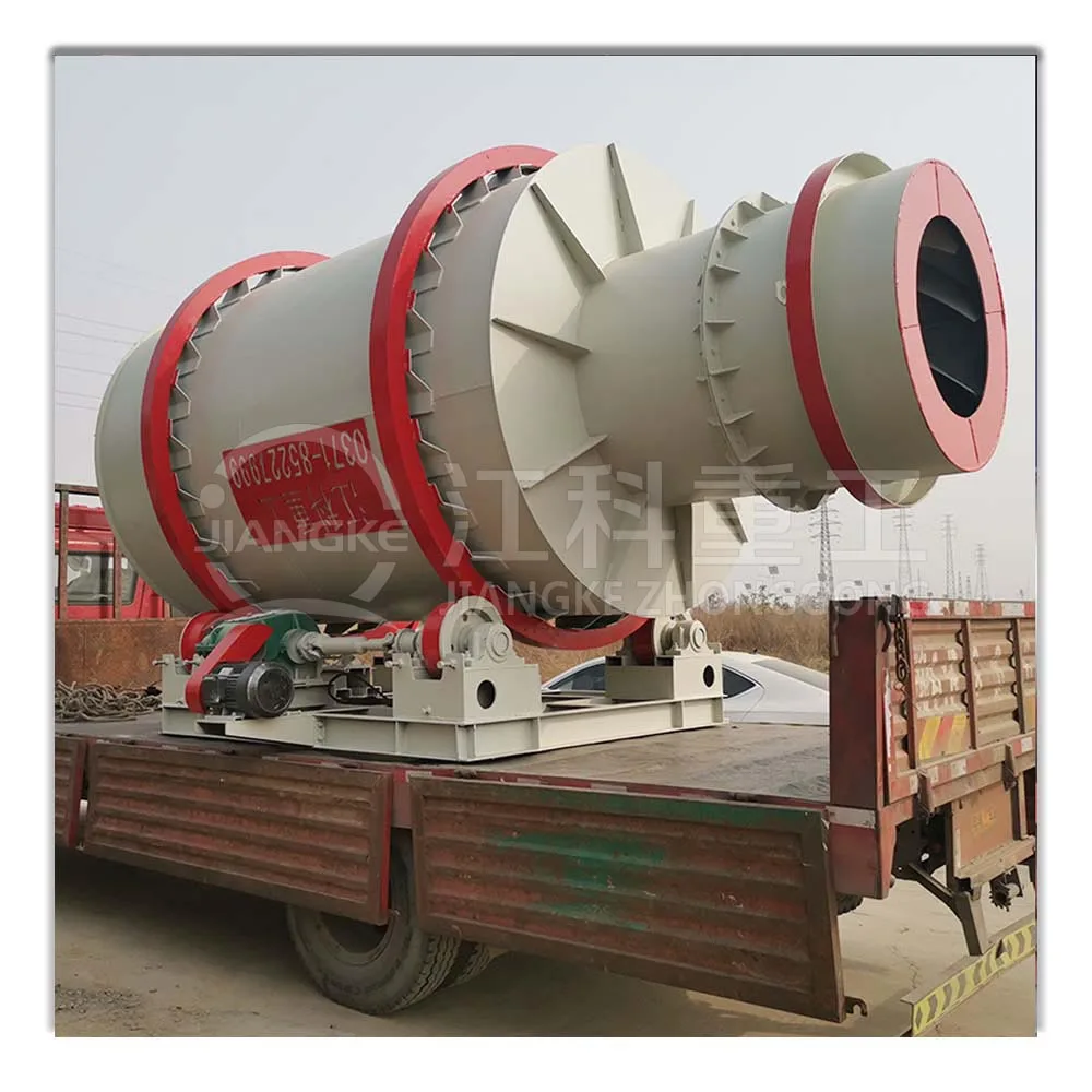 Fly ash biomass rotary dryer, single cylinder aggregate powder dryer, drying equipment, river sand indirect rotary dryer