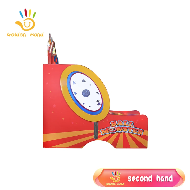Second Hand Coin Operated Arcade Game Machine Pitching Game Claim Prize Machine For Sales