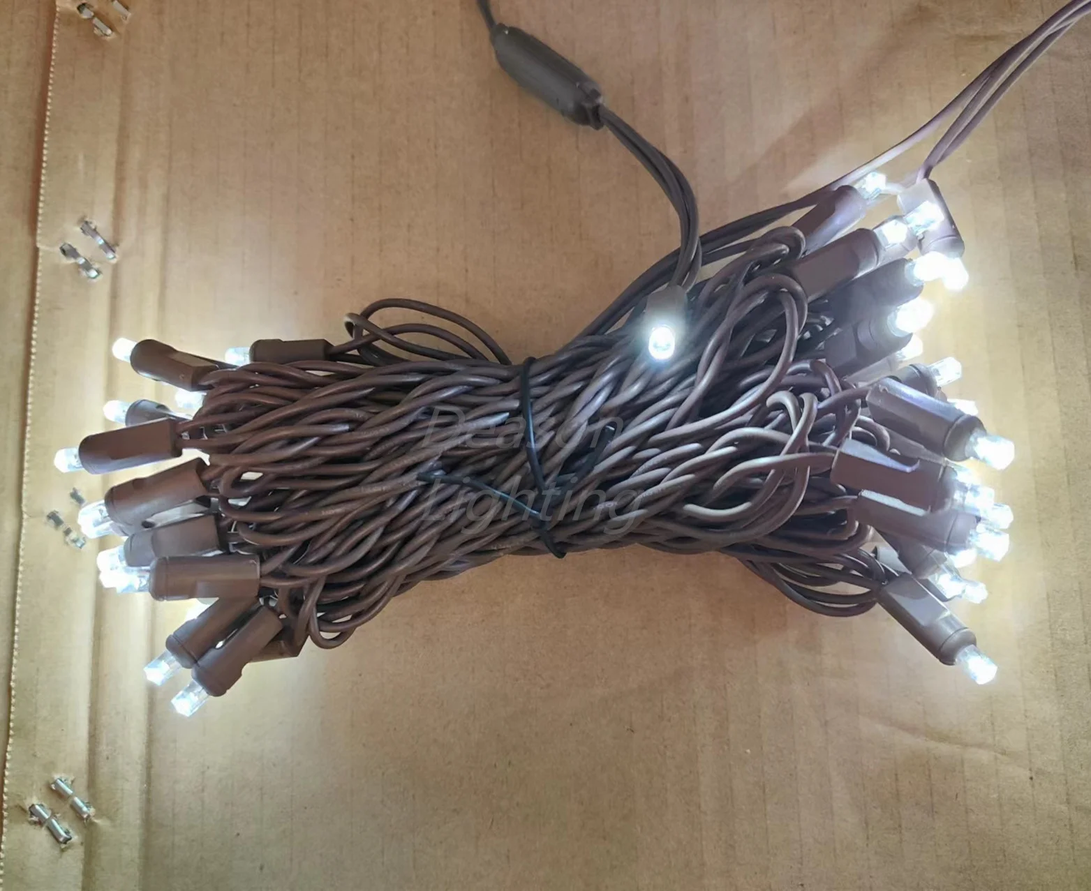 wide angle 5mm led christmas lights 34ft 100bulbs