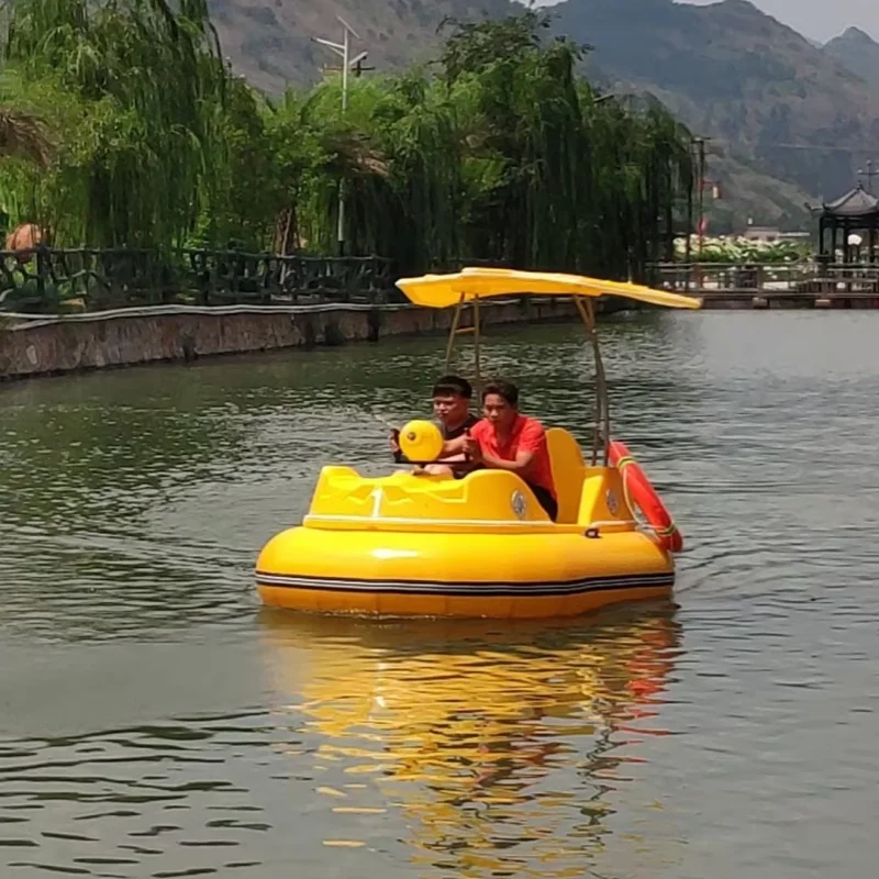 2023 the Most Popular Adult Electric Motorized Car Shape Inflatable Water Bumper Boat for Adults and Kids
