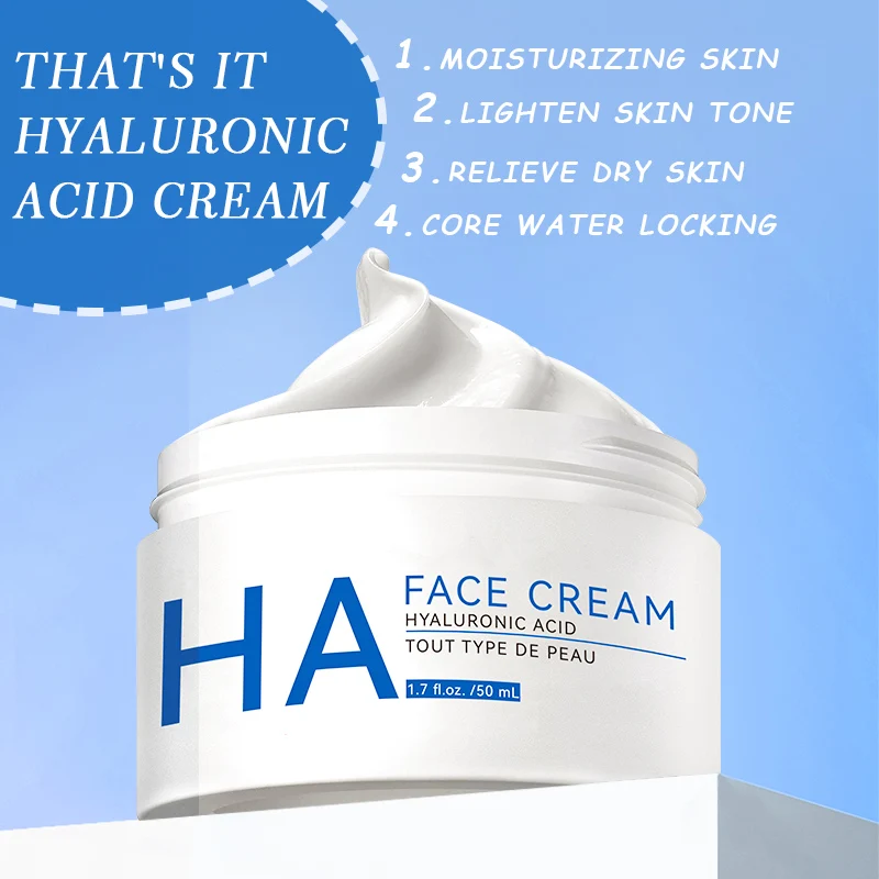 Enjoy Skin Hyaluronic Acid Moisturizer Face Cream Moisturizing Smooth Soft Hydrate Face Men Women Use Factory Sell