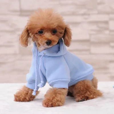 Good quality Solid Color Pet Dog Fleece Sweater for Dogs Warm Clothes Dog Cool Hoodie