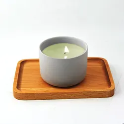 Wholesale Cheap Price frascos para velas white ceramic candles with lid