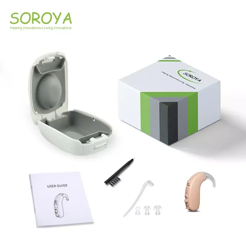 Программируемый мощный слуховой аппарат Soroya bte для потери слуха