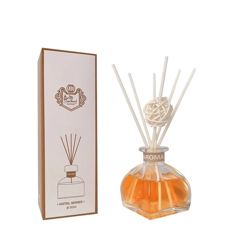 Free Customize Air Fragrance Freshening Luxury Home Decor New Perfume Fragrance Oil Stick Glass Reed Diffuser