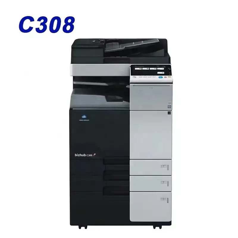 WHOLESALE PRICE REFURBISHED Used C308 bizhub color printer machine photocopier konica minolta bizhub C308 c368 copier