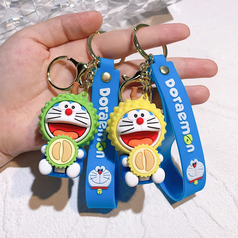 Новый фруктовый брелок Doraemon Dingdang кошка ананас серии дуриан кулон кукла машина Слепая Коробка подарок оптом