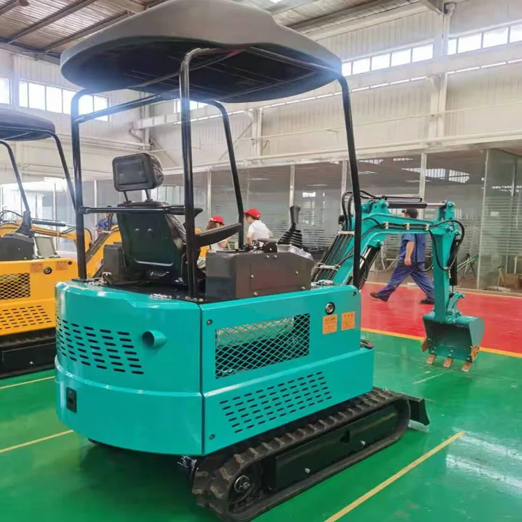 1 ton crawler earth-moving excavator with a price advantage, small trencher