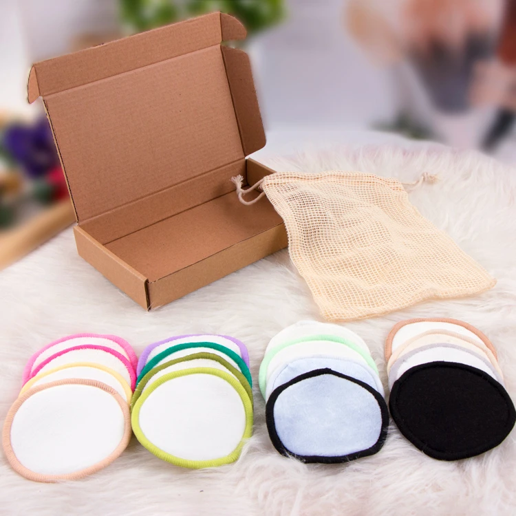 Без масла, Лучший Пользовательский логотип, бамбуковые салфетки для снятия макияжа