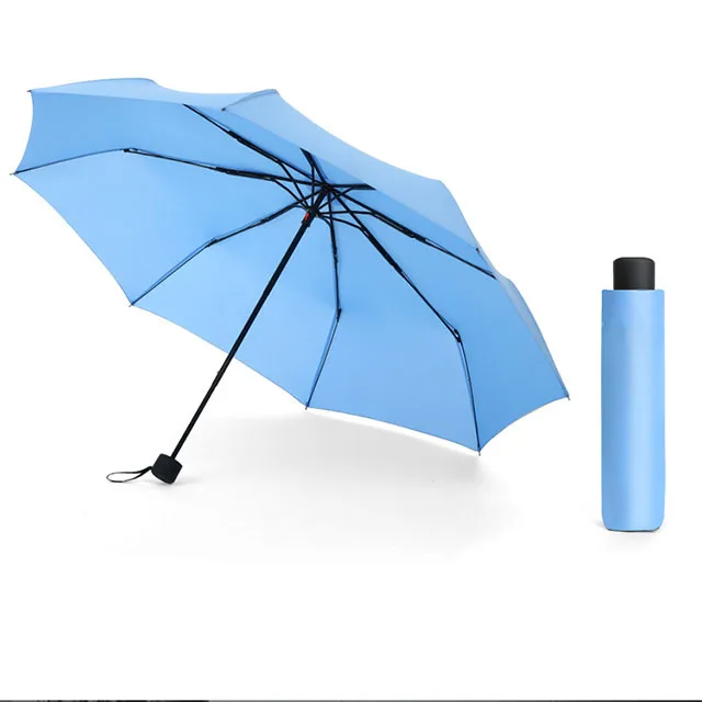umbrella manufacturers 3 fold uv sublimation umbrella with custom logo