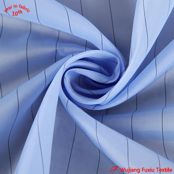 10mm check stripe conductive yarn anti-static conductive ESD fabric work clothes