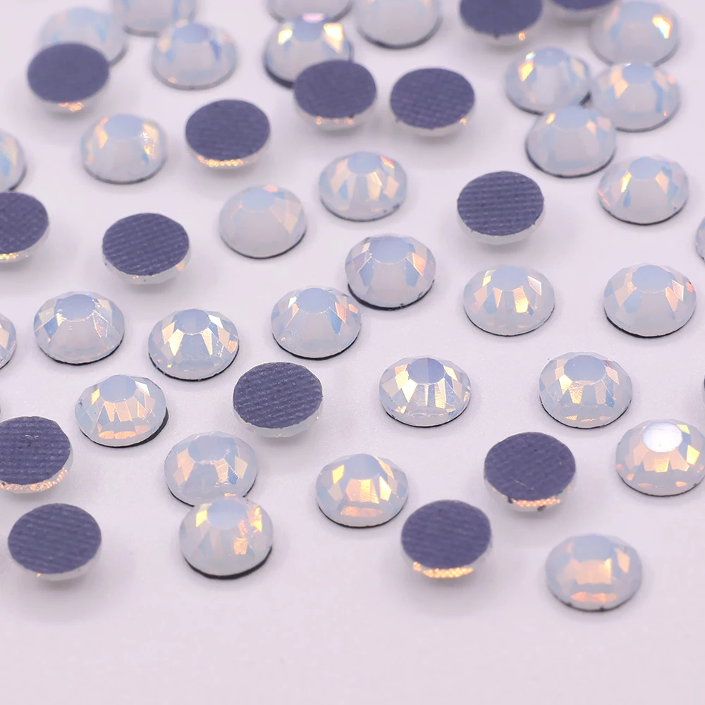 Hot Sale Crystal Hot-fix Flatback Rhinestones Bulk , SS16 1440pcs Crystal AB Loose Hotfix Rhinestones for Dress