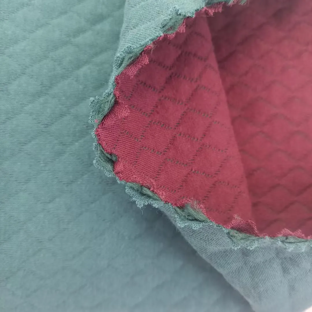 Yunda New Design 78%Cotton 22%Polyester Lining Fabric Jacquard Fabric Knitted Quilting Fabric For Garment