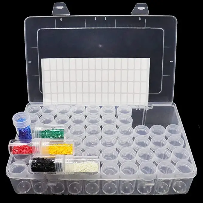 60PCS Diamond Painting Box Storage Containers