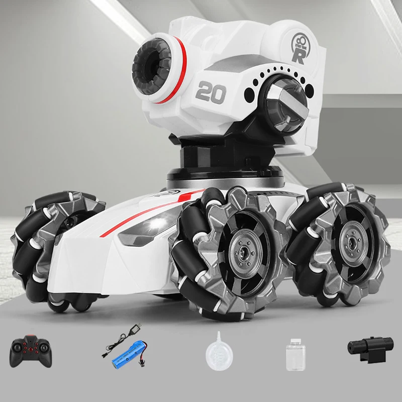3 In 1 2.4g 4wd Remote Control Tank Watch Gesture Sensing Rc Car Water Bomb Drift Toy Car