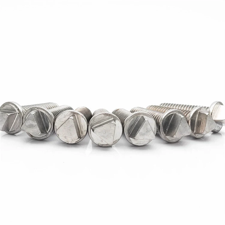 DIN 22424 Tamper Proof  Reusable Two Way Security Fasteners Security Tri Head Triangle Head Bolts For Mining