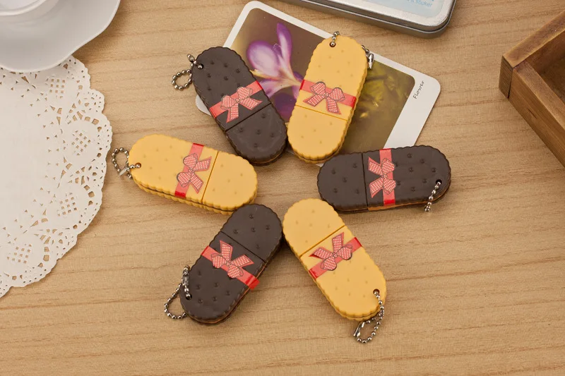 Оптовая продажа креативная пластиковая ручка в форме печенья рекламный подарок