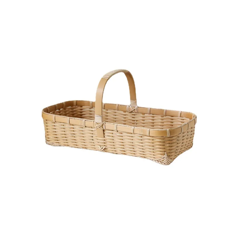 Wholesale Bunny Easter Baskets Rabbit Harvest Flower Girl Woven Baby Boy Gift Fruit Birthday Basket with Handle