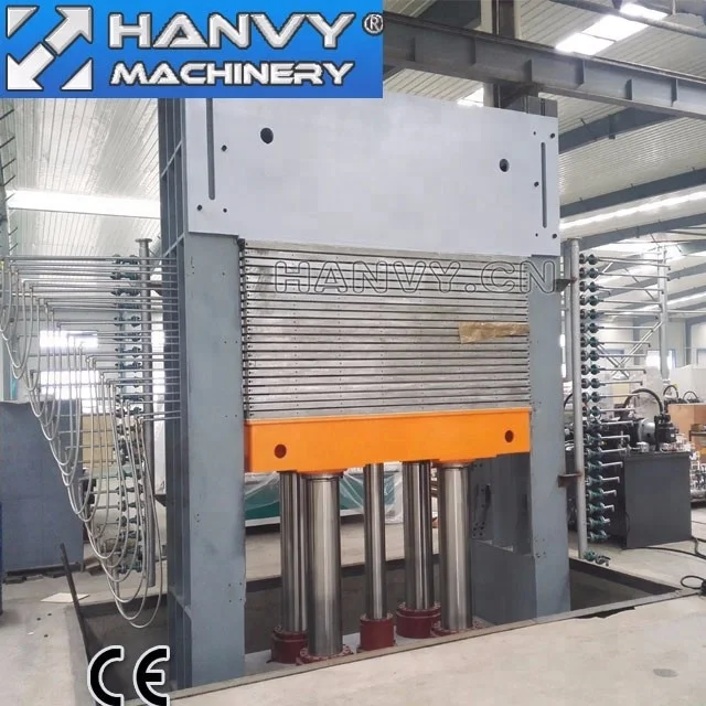 600Ton 15 Layers Plywood Hot Press Machine with Loading Device