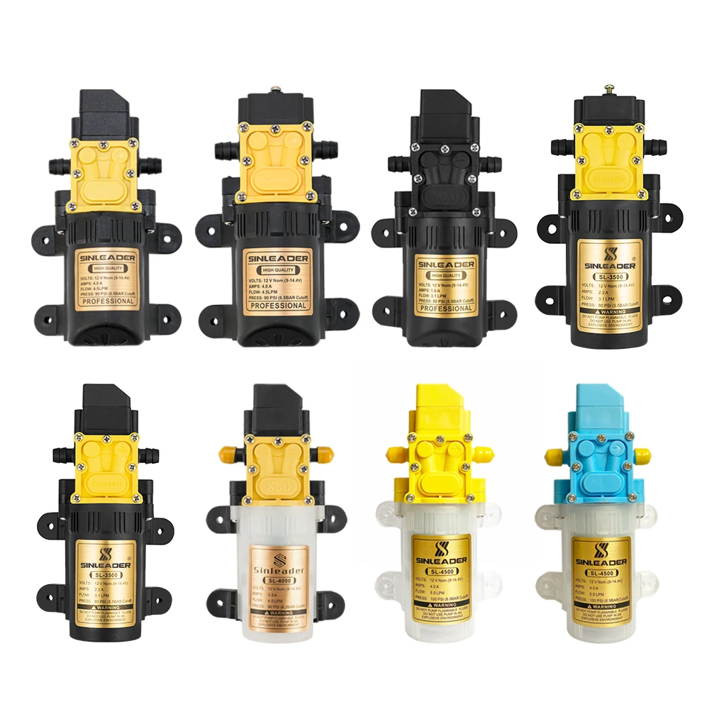 High flow plastic micro diaphragm pump 12v for water